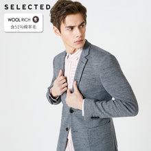 Load image into Gallery viewer, SELECTED Men's Slim Fit Woolen Jacket Notched Collar Blazer S|419108505